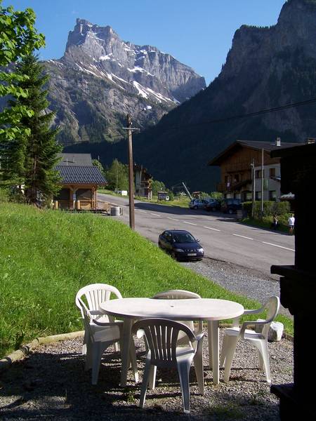 vue du chalet Pointe de Sales